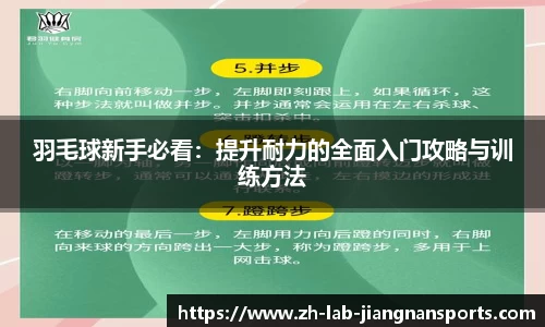 羽毛球新手必看：提升耐力的全面入门攻略与训练方法